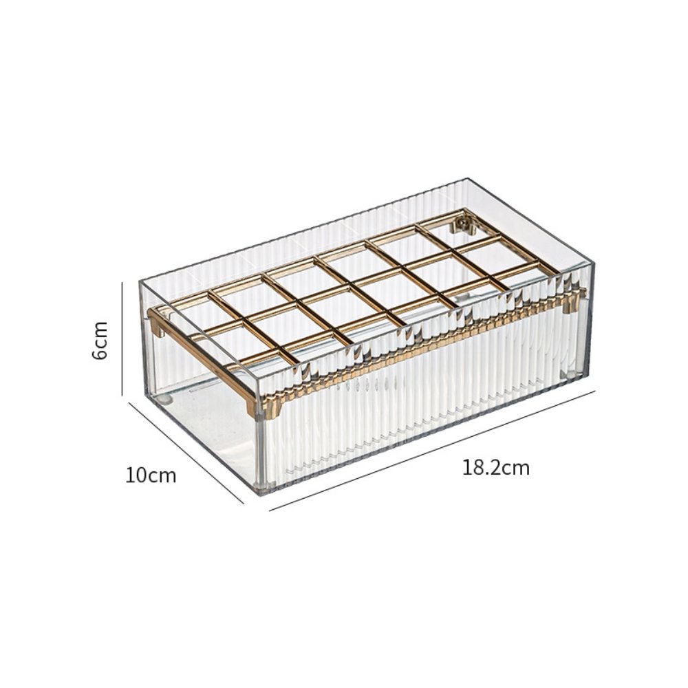 Lipstick Organizer Bathroom Countertop Organizer Cosmetics Storage Box Luxury Makeup Organizer
