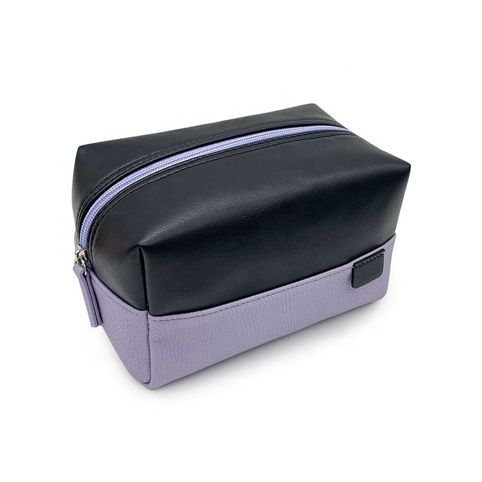 sublimation custom makeup storage toiletry bag faux vegan leather luxury cosmetic bag