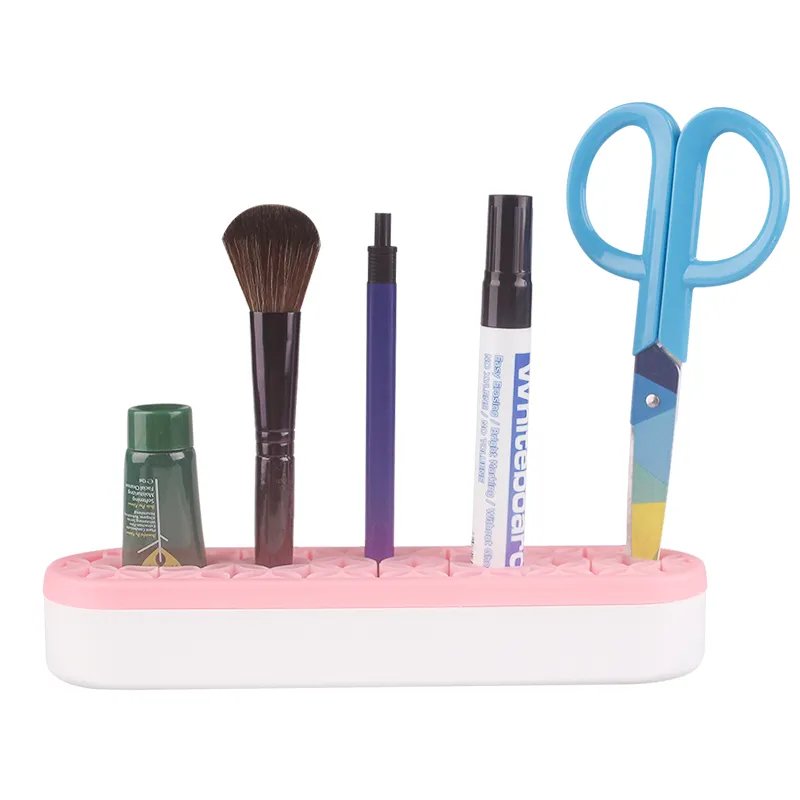 Multipurpose Cosmetics Organizer Makeup Brush Storage Stand Portable Silicone Makeup Brush Holder