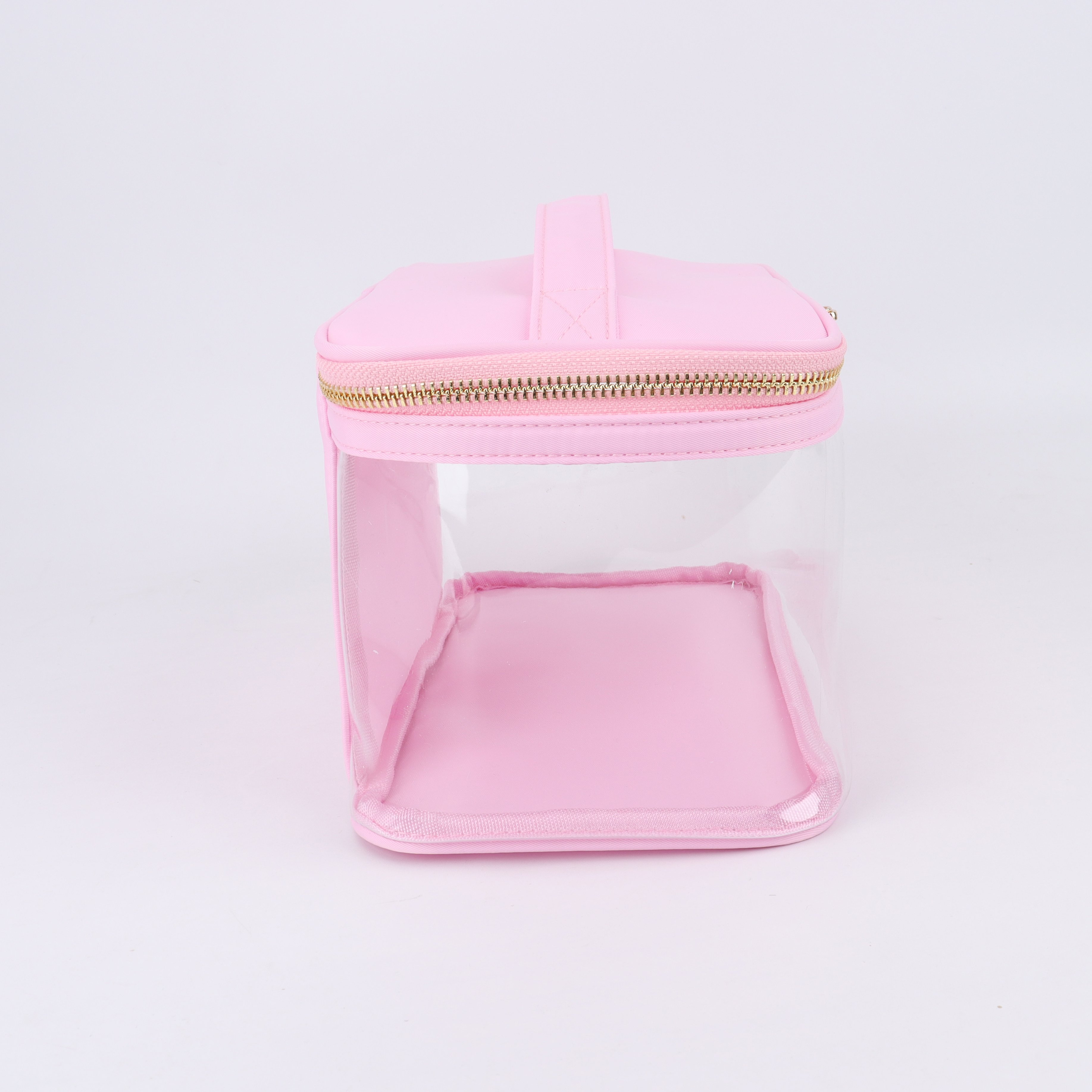 8 color stock large cosmetic bag pvc travel toiletry portable vinyl cosmetic Makeup bag clear zipper pouch waterproof wash bag