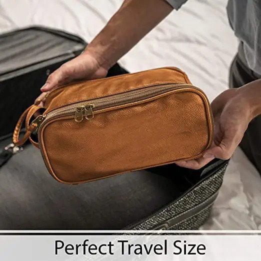 Woman Organize Toiletry Bags Leather Waterproof Toiletry Bags Canvas Travel Makeup Bags