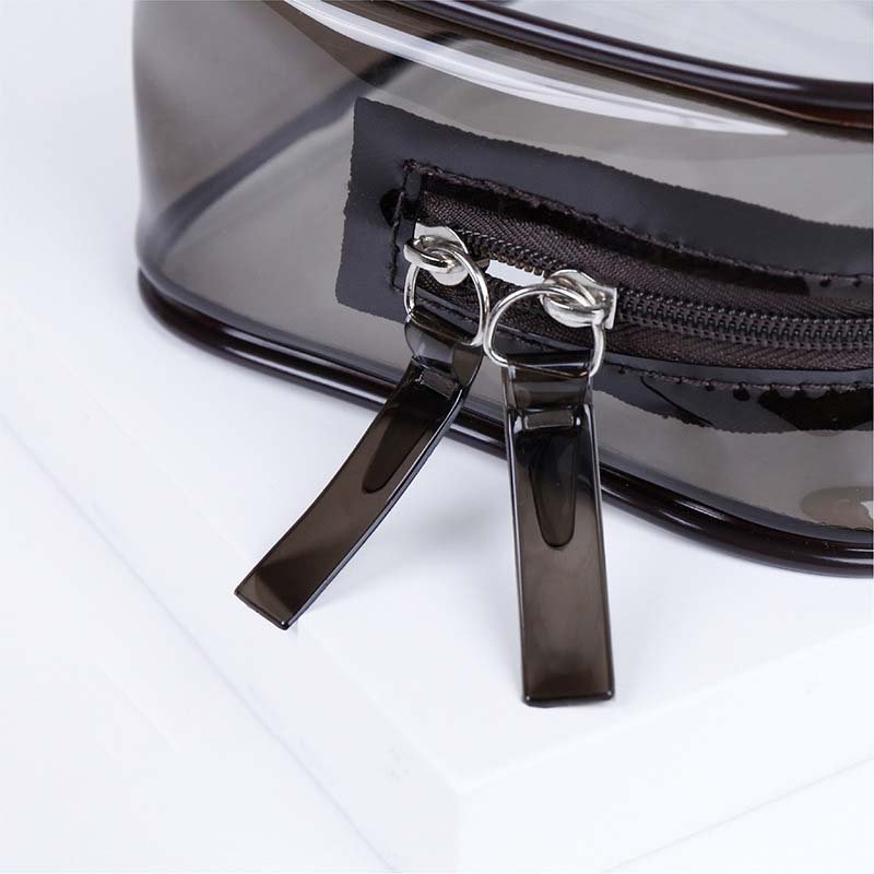 Fashion Transparent PVC Cosmetic Bag Waterproof Travel Makeup Toiletry Storage Make Up Bag for Women Men