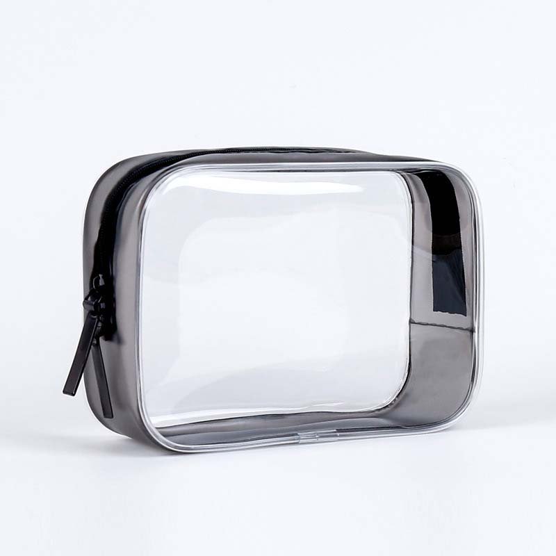 Fashion Transparent PVC Cosmetic Bag Waterproof Travel Makeup Toiletry Storage Make Up Bag for Women Men