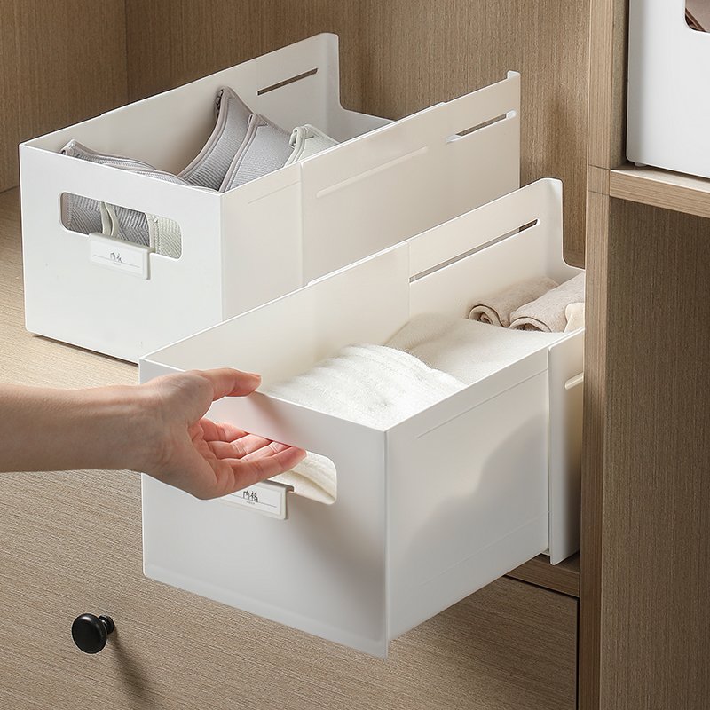 Cosmetics Bins Basket Dresser Skin Care Shelf Makeup underwear container Desktop Drawer Type organizer Storage Box Office Rack