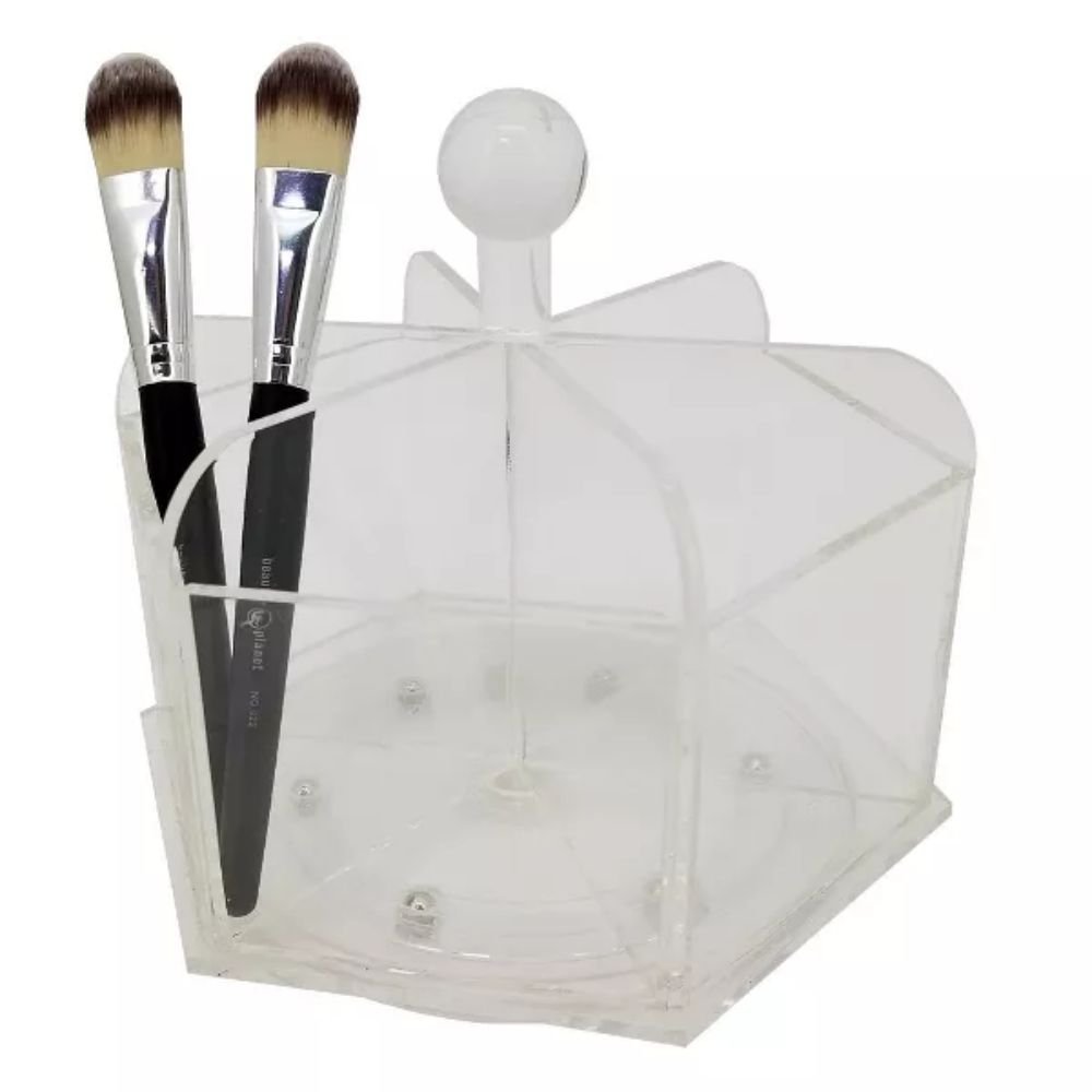 360 Rotating Acrylic Organizer Tray ACRYLIC Multifunction Europe Style Cosmetic Makeup Office Magnetic Card Packed Box