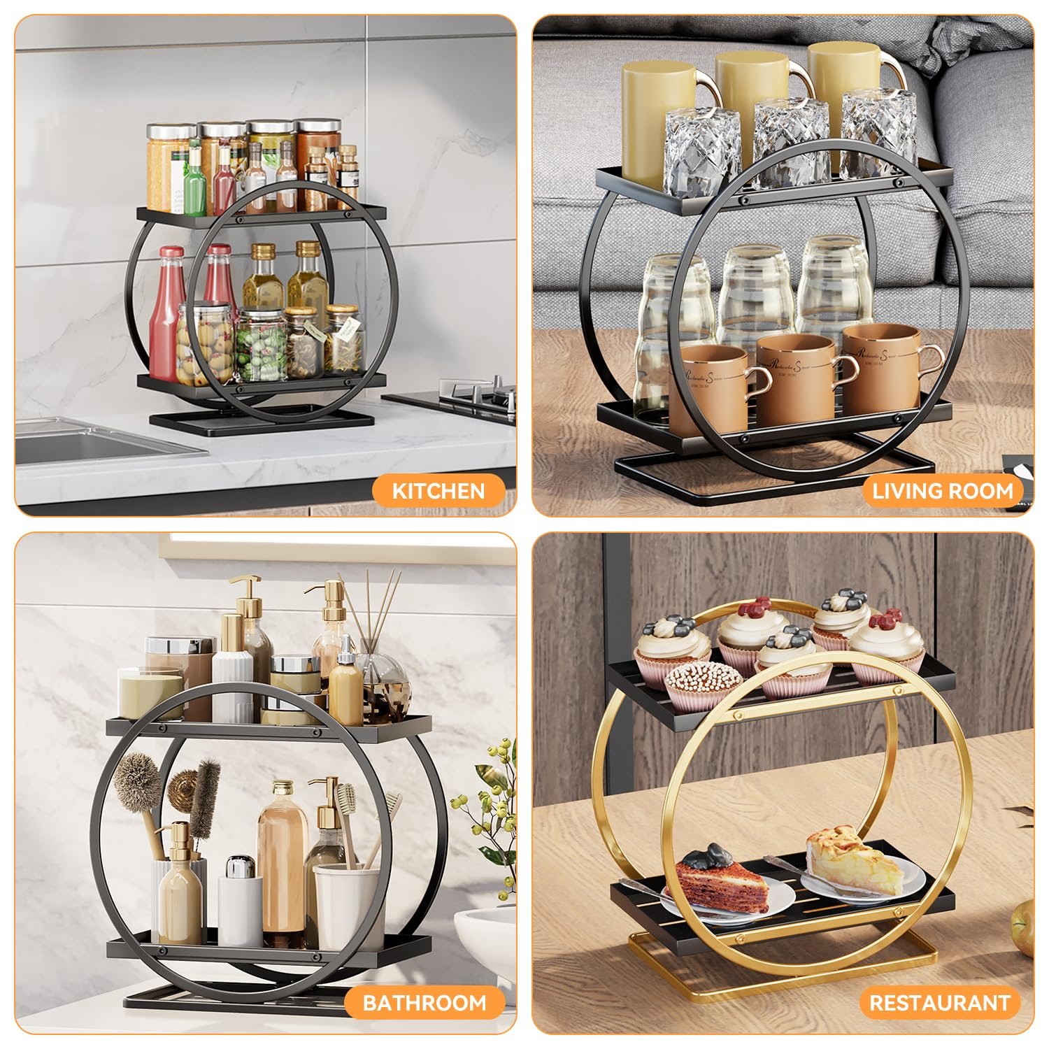 Makeup Organizer Perfume Organizer Skincare Organizers for Bathroom Vanity Organizer Countertop