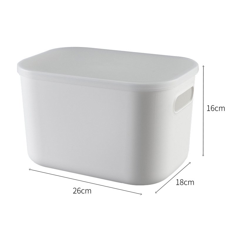 Short style Underwear storage basket wardrobe drawers organizing box desktop makeup box covered clothing storage box