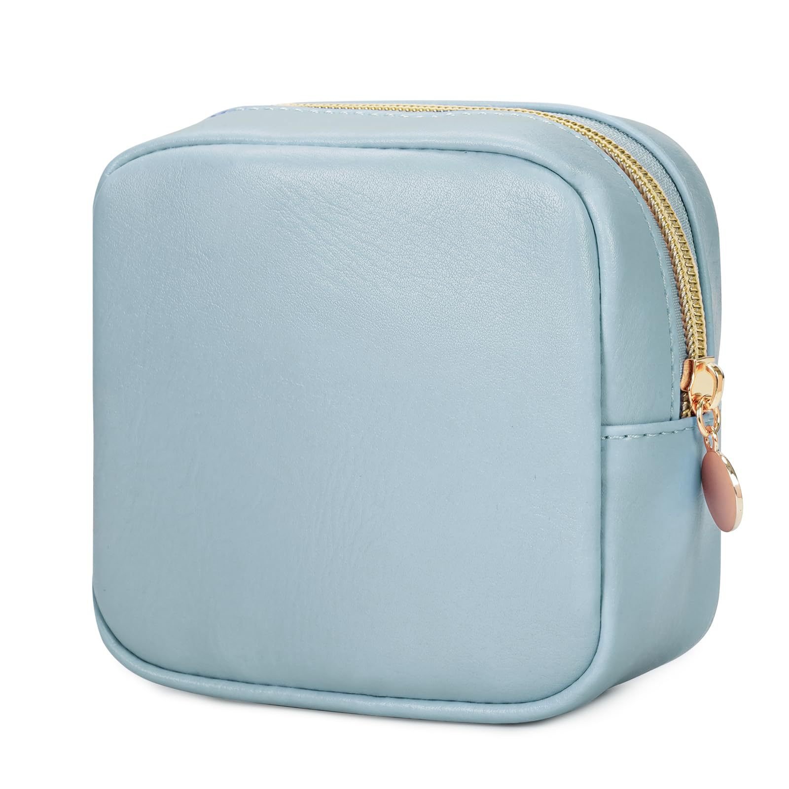 Wholesale Custom Logo Travel Pu Leather Makeup Bag Pouch Organizer Storage Cosmetic Bags