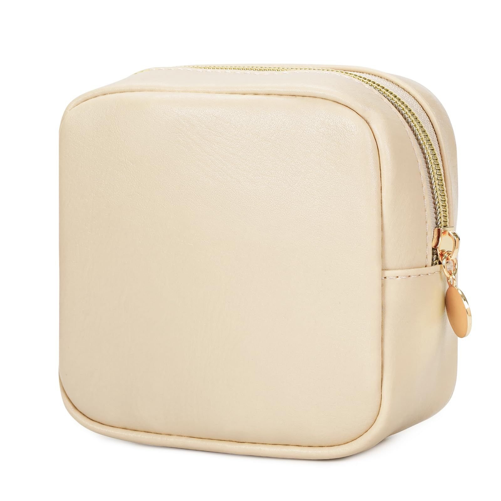 Wholesale Custom Logo Travel Pu Leather Makeup Bag Pouch Organizer Storage Cosmetic Bags