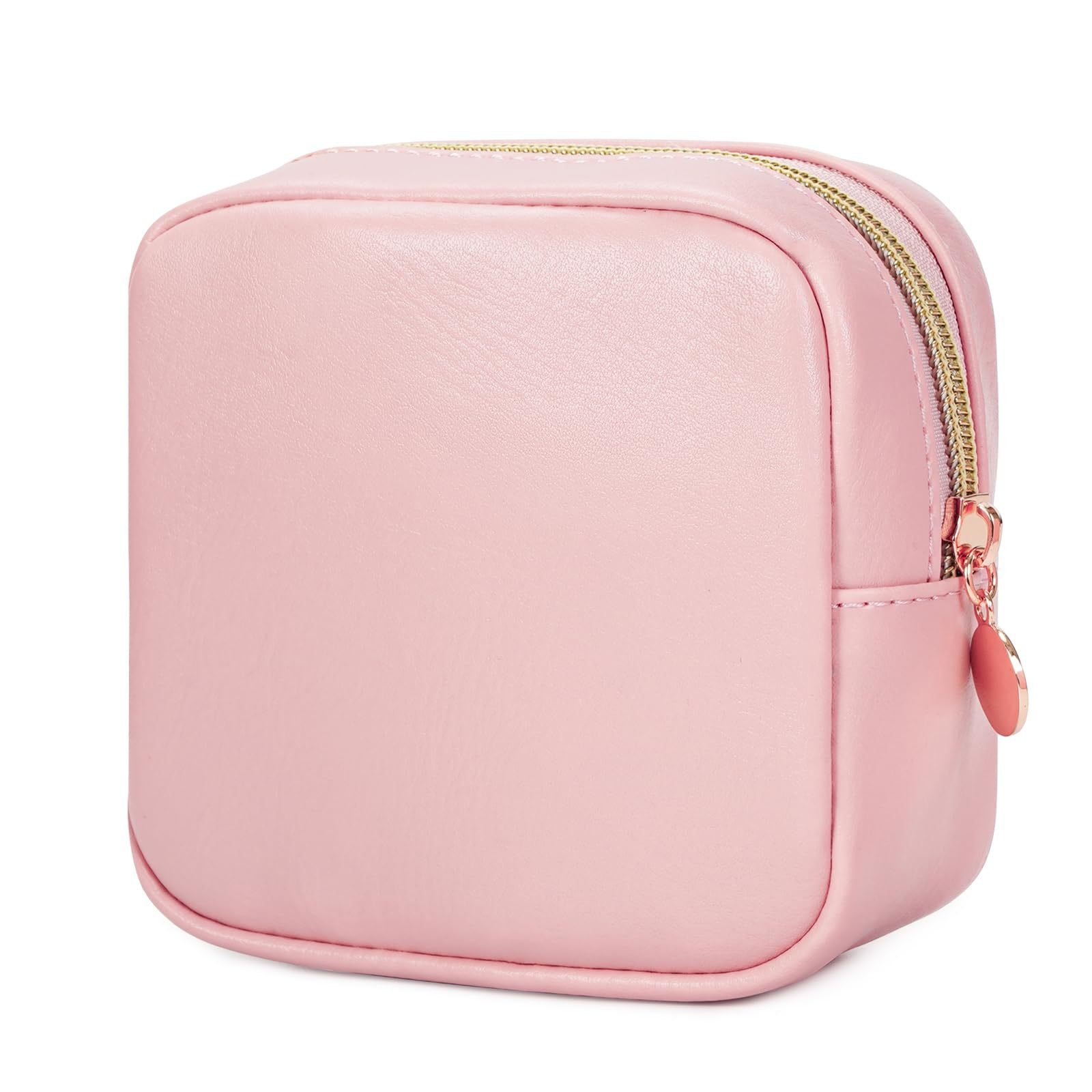 Wholesale Custom Logo Travel Pu Leather Makeup Bag Pouch Organizer Storage Cosmetic Bags