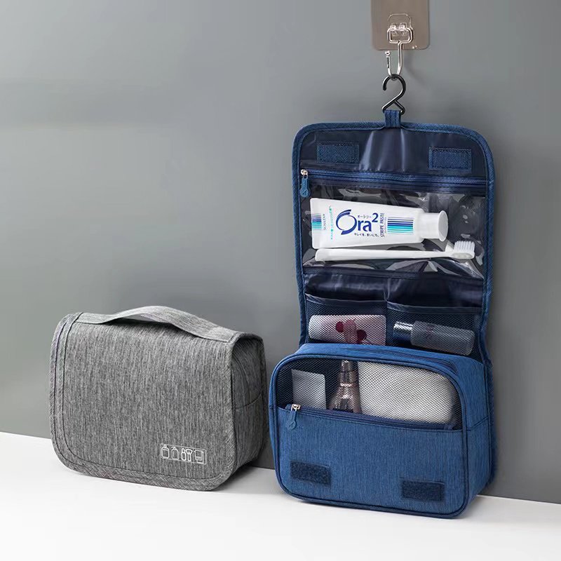 Custom Waterproof Large Travel Hanging Cosmetic Makeup Bag Organizer For Accessories