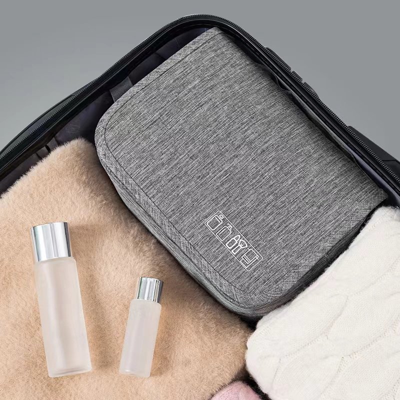Custom Waterproof Large Travel Hanging Cosmetic Makeup Bag Organizer For Accessories