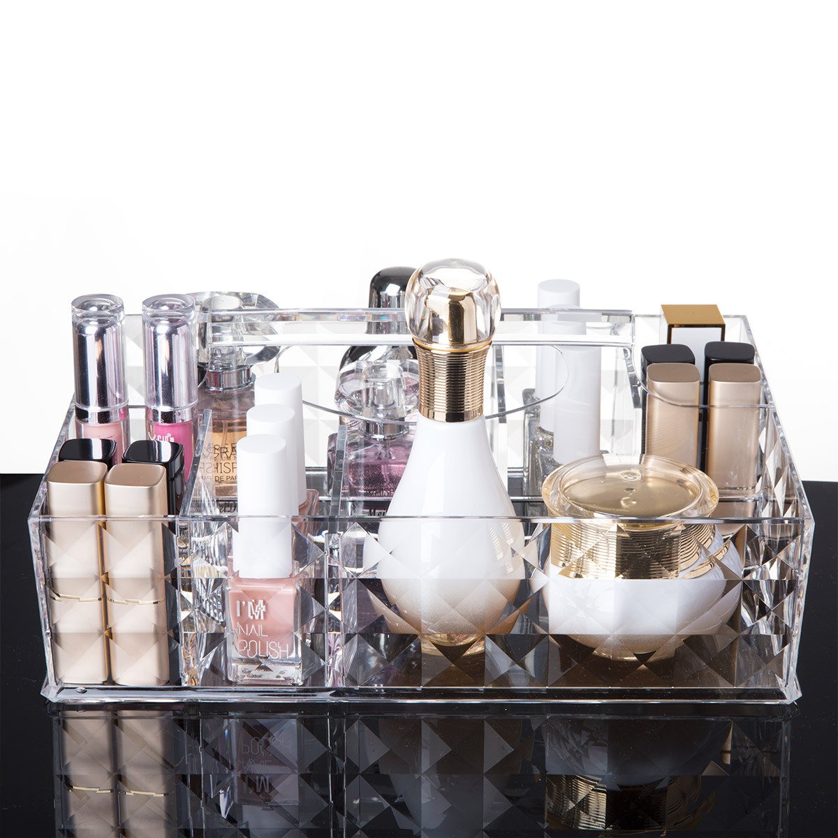 Wholesale High Quality Clear Make Up 0rganizers For Counter Makeup Organizer Home Bathroom Storage & Organization With Hot sale