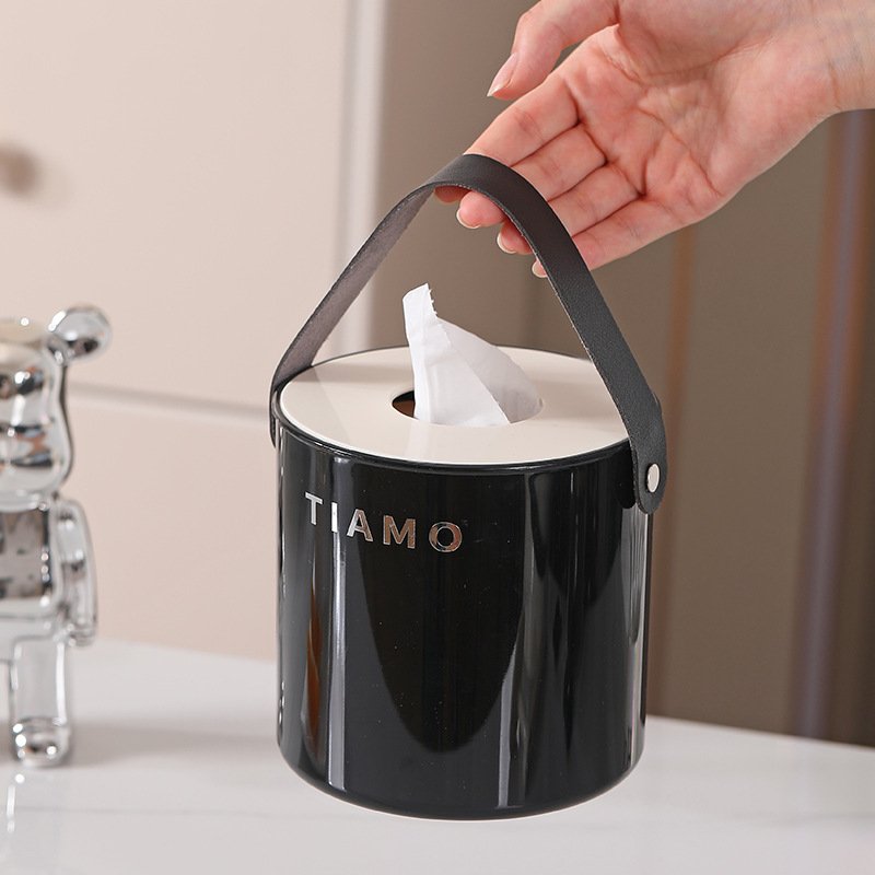 Luxury Style Light-Weight Pen Holder Makeup Brush Storage Container Simple Household Desktop Organizers Student Campus Dormitory