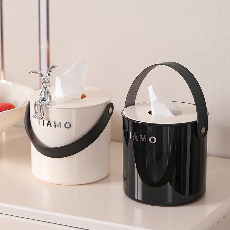 Luxury Style Light-Weight Pen Holder Makeup Brush Storage Container Simple Household Desktop Organizers Student Campus Dormitory