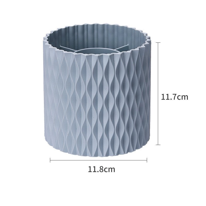 Hot Sale Large Capacity Makeup Brush Storage Box Tube Mouth Red Eyebrow Pencil Eye Shadow Brush Dust Pen Holder