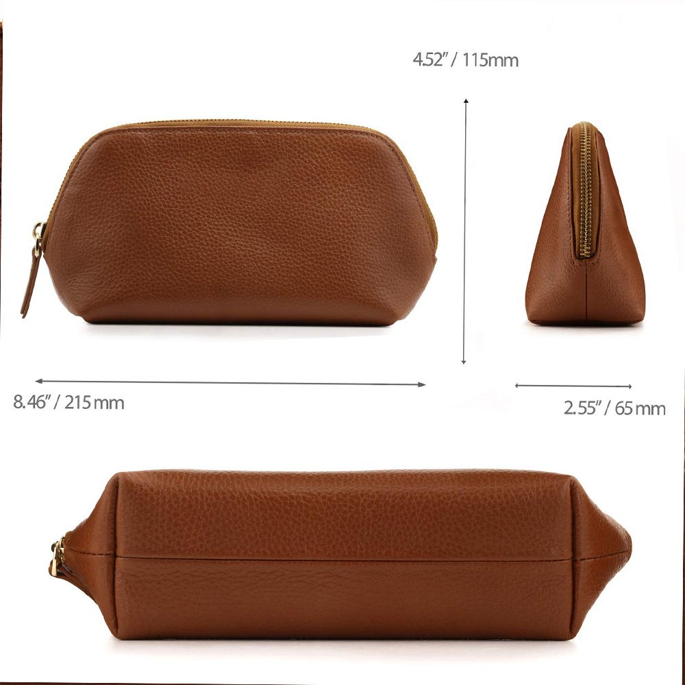 Faux leather makeup pouch Synthetic leather cosmetic case box PU leather toiletry bag Vegan pvc makeup organizer pack case bag