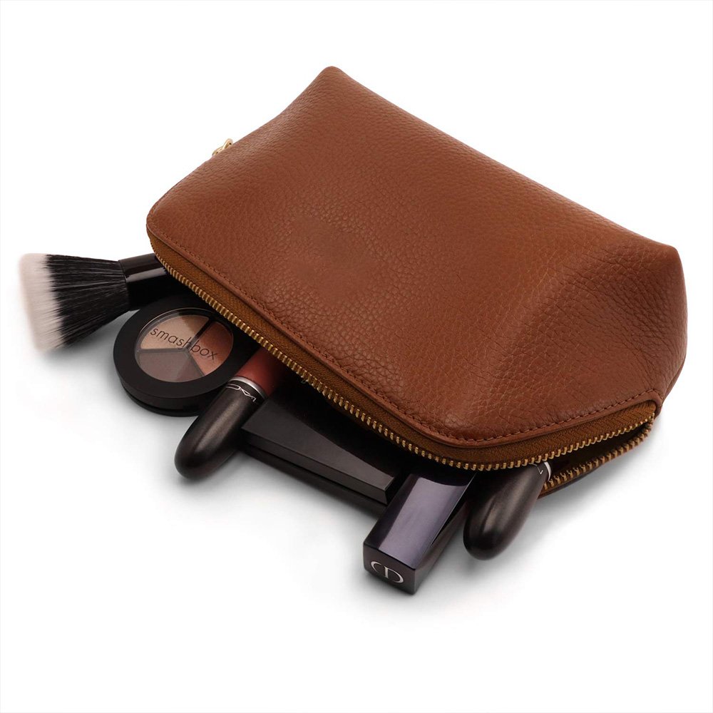 Faux leather makeup pouch Synthetic leather cosmetic case box PU leather toiletry bag Vegan pvc makeup organizer pack case bag