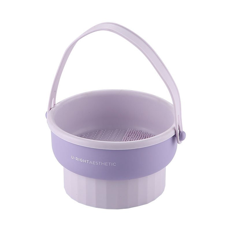 Makeup Brush Cleaning Dry Basket Silicone Storage Organizer Washing Box Hangable Storage Rack Drying Rack Makeup Brush Cleaning
