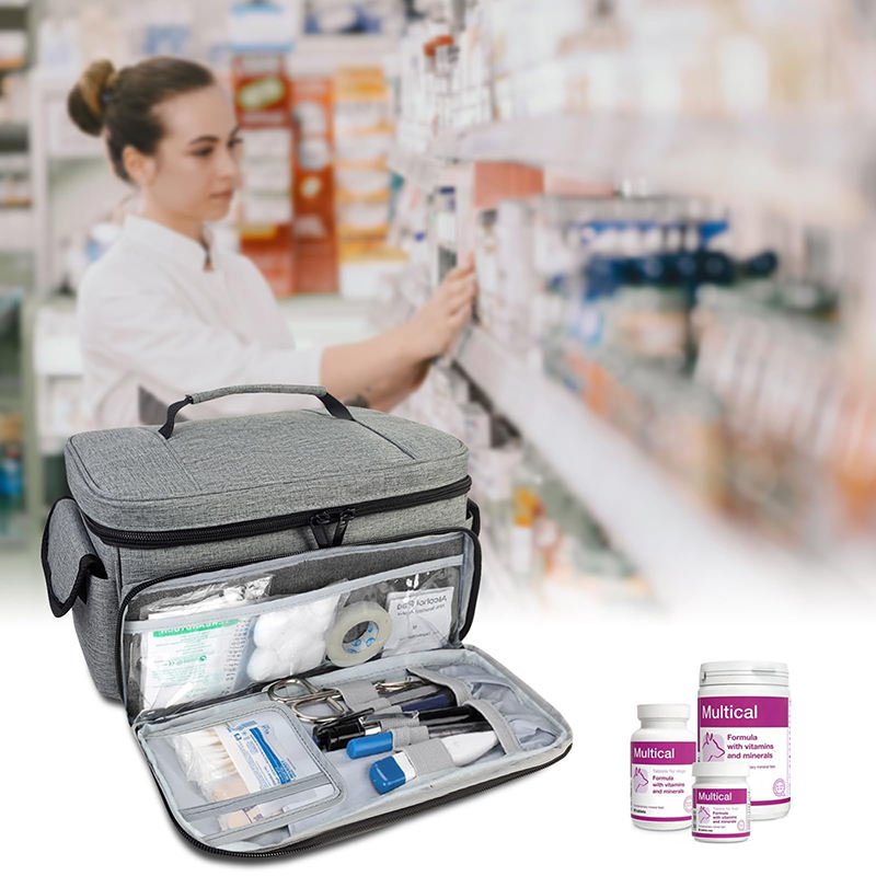 Travel First Aid Bags Empty Small Medicine Storage Bag Family Pill Bottle Organizer First Aid Kit Bags Medicine Organizers