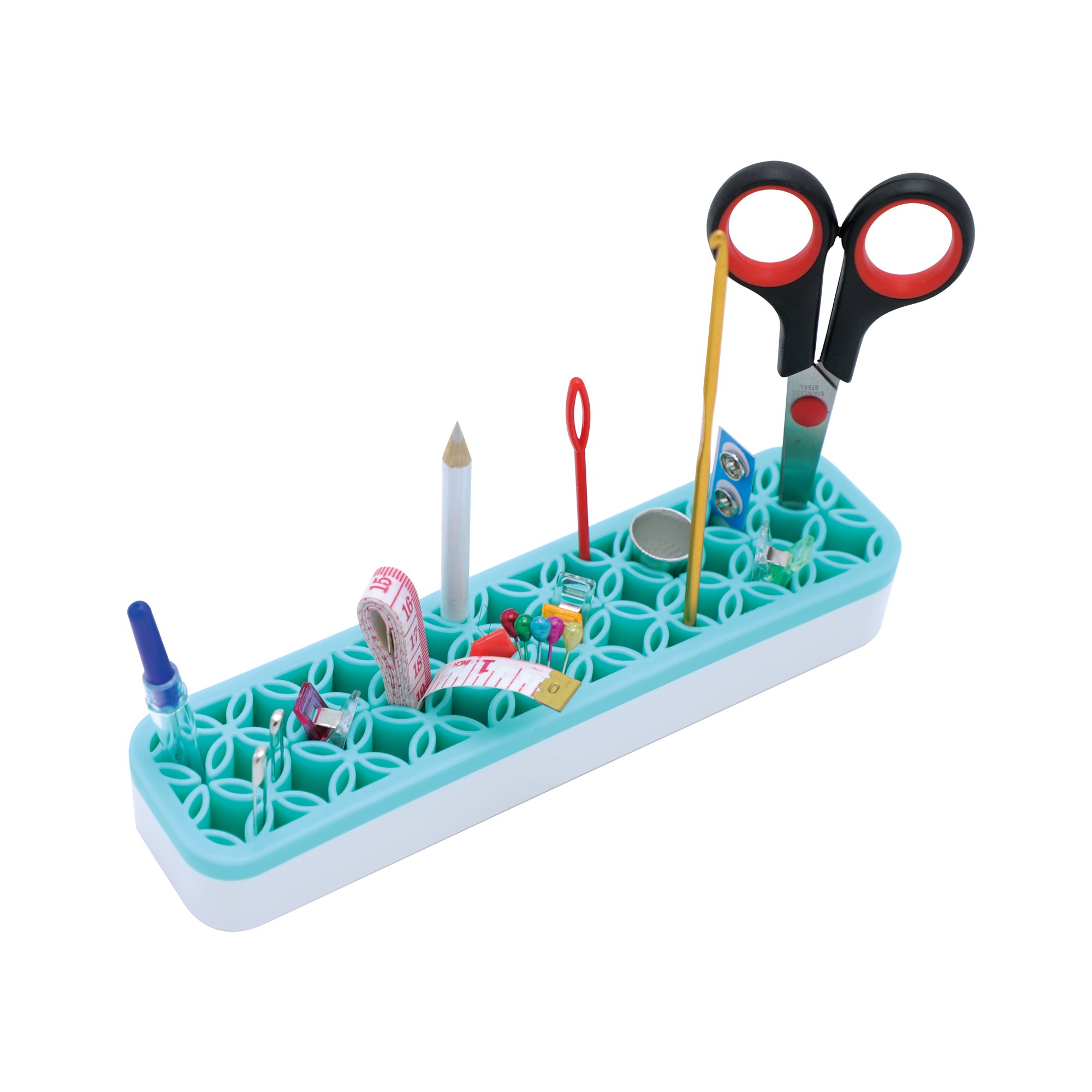 74130 Silicone tool organizer desktop storage for craft tools pen pencil makeup brush cosmetic sundries