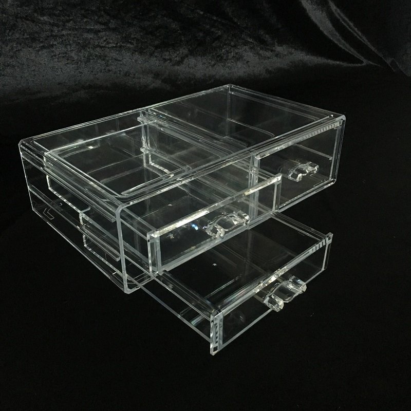 Transparent Acrylic Makeup Organizer Cosmetic Storage Box