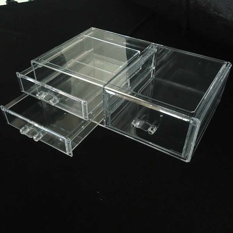 Transparent Acrylic Makeup Organizer Cosmetic Storage Box