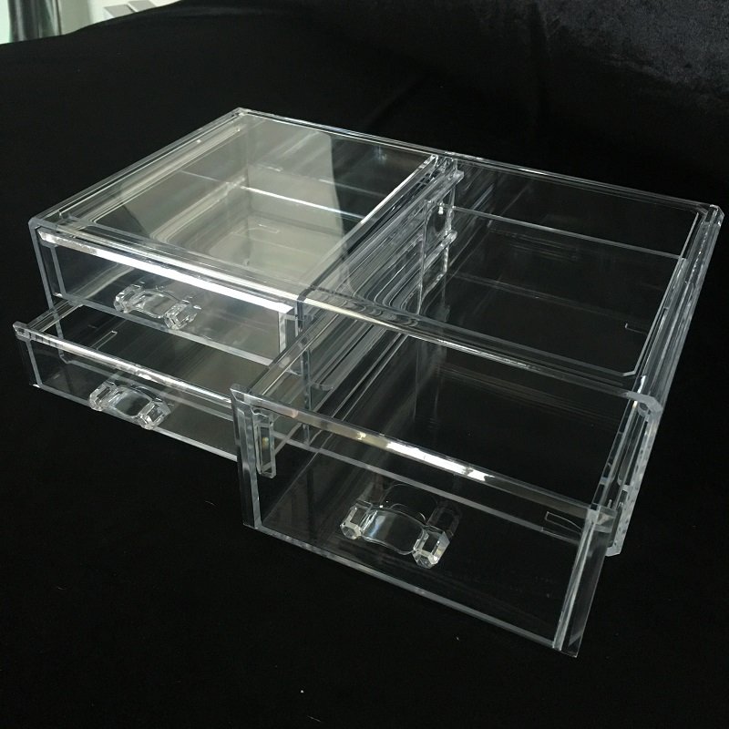 Transparent Acrylic Makeup Organizer Cosmetic Storage Box