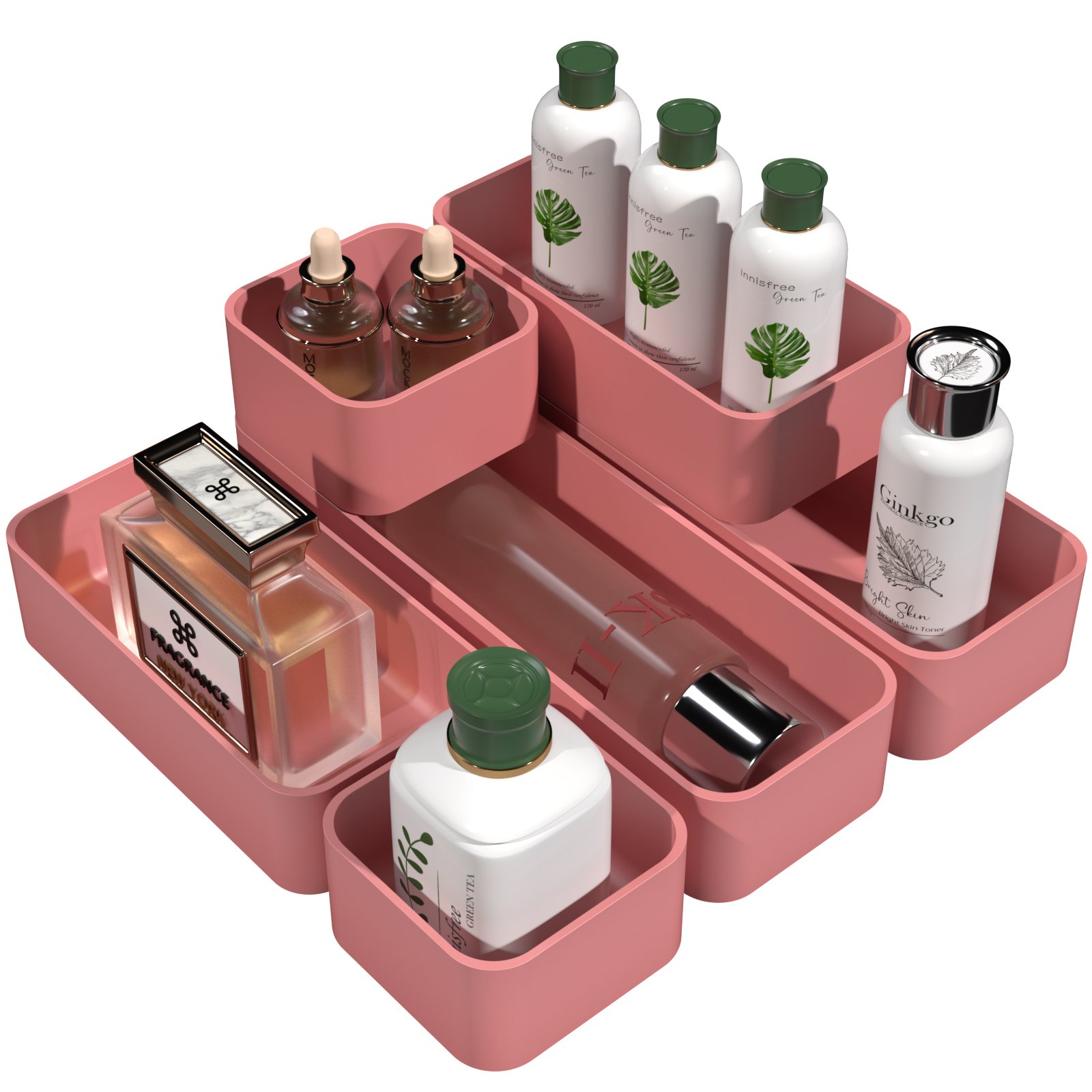 Fashion Big Capacity Multifunctional Storage Wholesale Price Desk Cosmetic Storage Bin Makeup Organizer Box Organizer