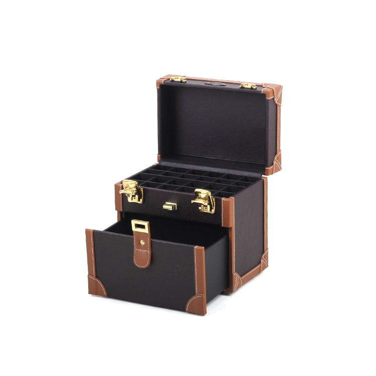Hot fashion multi-grid layered fashion storage box new design makeup storage box