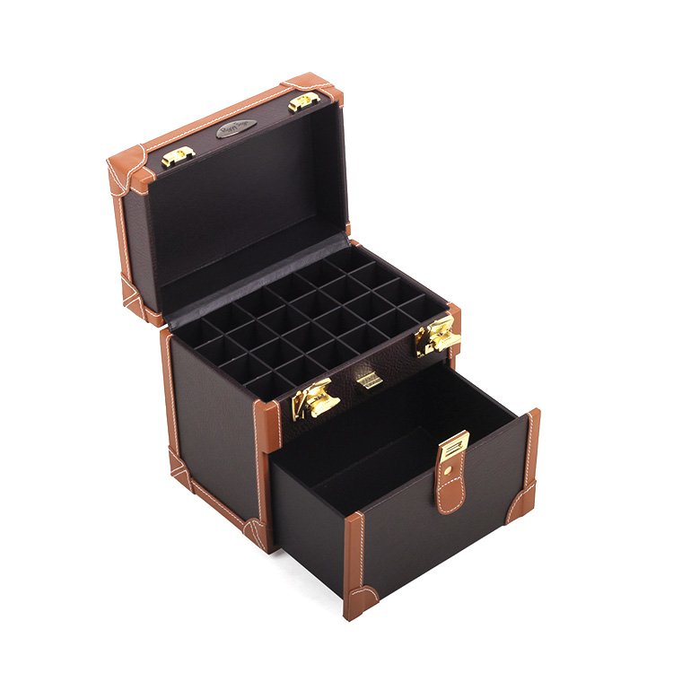Hot fashion multi-grid layered fashion storage box new design makeup storage box