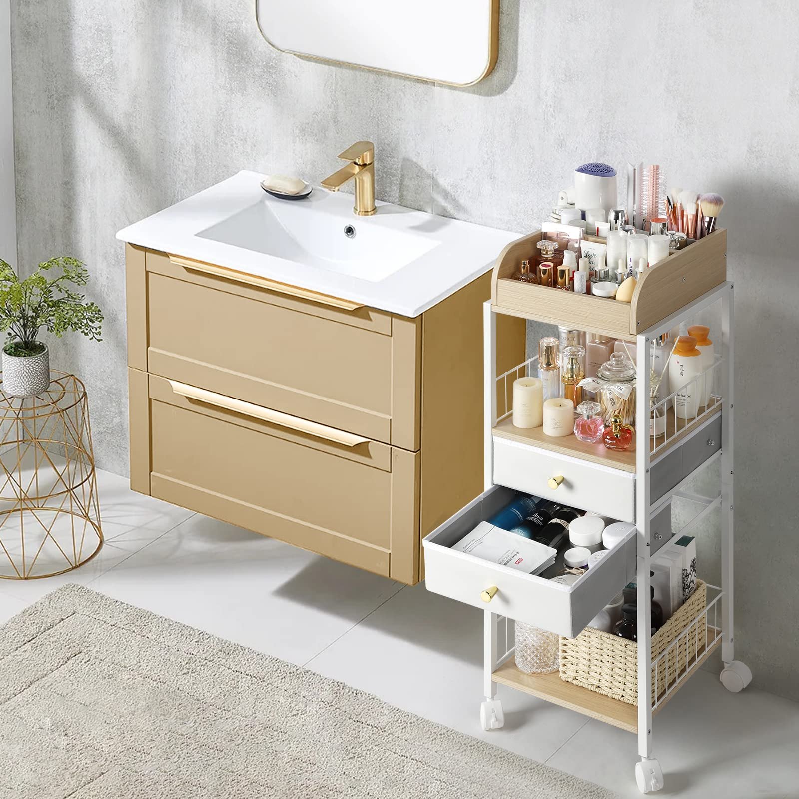 Skin Care Nail Polish Perfume Makeup brush Hair Tool Vanity Organizer Cosmetics Display Cases Holder Makeup Organizer