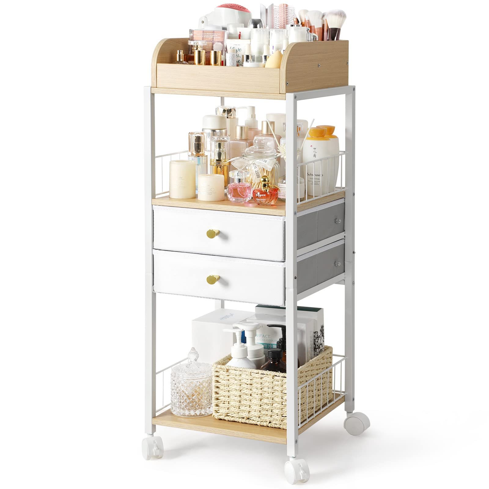 Skin Care Nail Polish Perfume Makeup brush Hair Tool Vanity Organizer Cosmetics Display Cases Holder Makeup Organizer