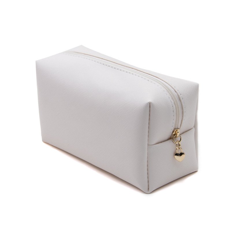 New Portable Travel Waterproof Cosmetic Bag PU Leather Waterproof Wash Toiletry Make Up Bag Storage Handbag For Girls Women