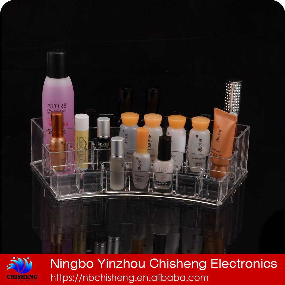 super strong ultra transparent makeup acrylic organizer storage box holder