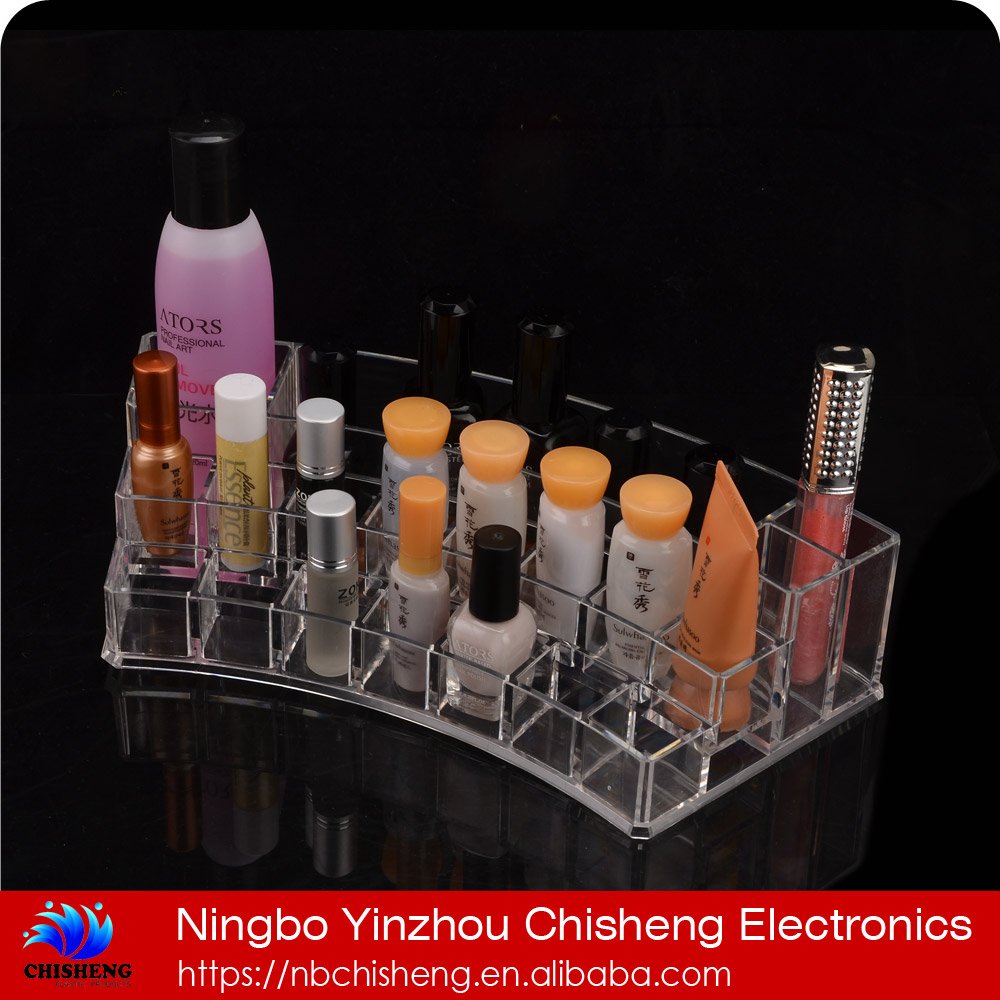 super strong ultra transparent makeup acrylic organizer storage box holder