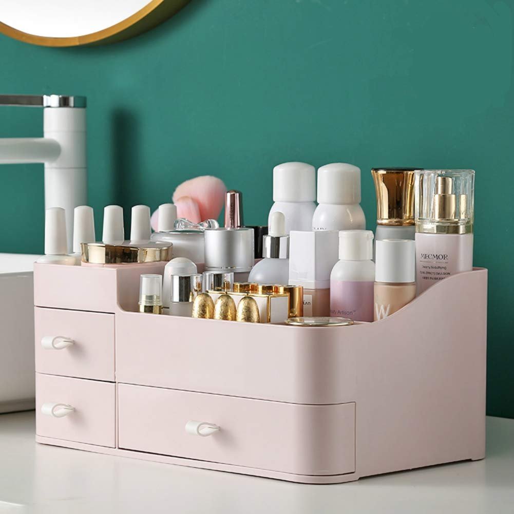 Choice Fun Multi-color Acrylic Large Capacity With Drawers Cosmetic Beauty Make Up organizer Desk Organiser House Hold Products