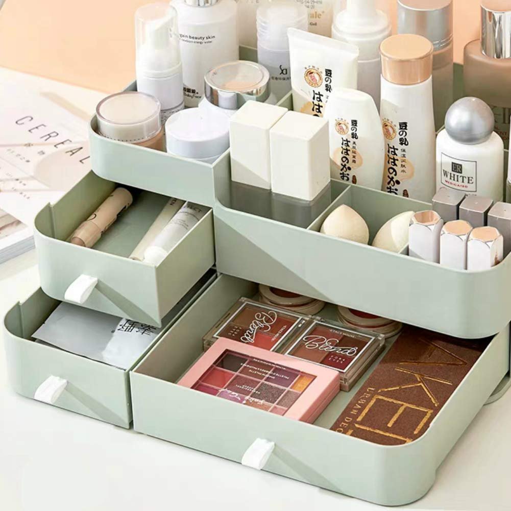Choice Fun Multi-color Acrylic Large Capacity With Drawers Cosmetic Beauty Make Up organizer Desk Organiser House Hold Products