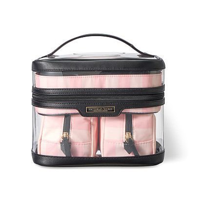 nylon PVC cosmetic bag pouch bags pouches storage box custom makeup organizer with handle