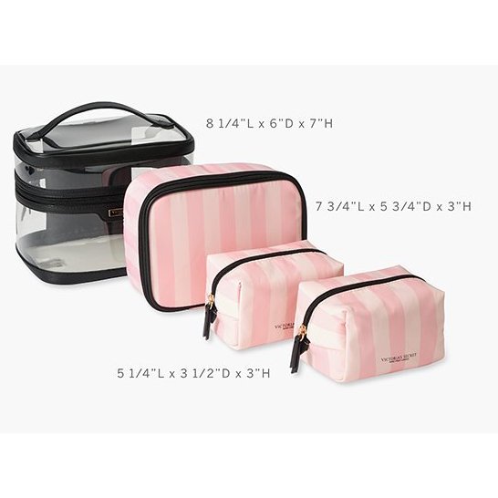 nylon PVC cosmetic bag pouch bags pouches storage box custom makeup organizer with handle
