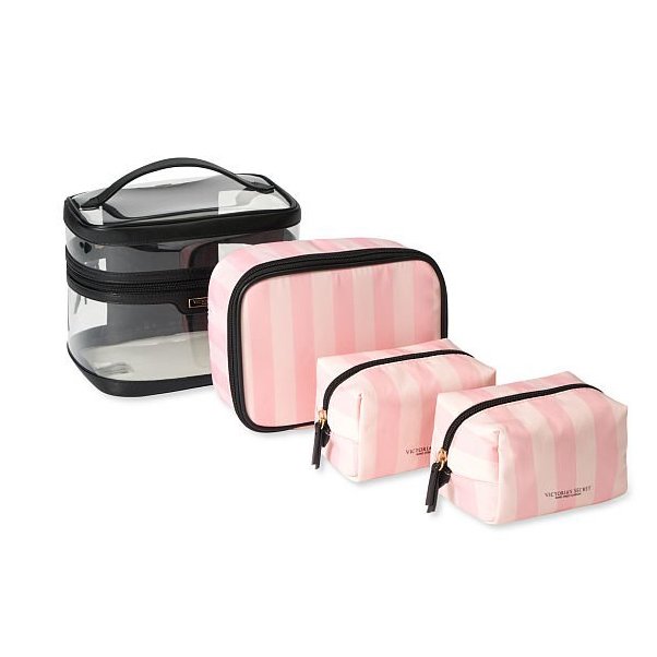 nylon PVC cosmetic bag pouch bags pouches storage box custom makeup organizer with handle
