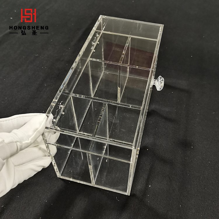 Makeup Clear Acrylic Cosmetics Storage Box Makeup Holder Jewelry Make Up Organizer/Acrylic Jewelry Display Storage Box