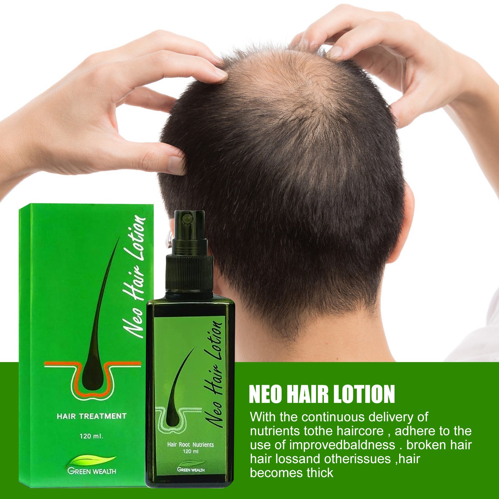 Hair growth serum nourishes the scalp, nourishes hair roots and prevents falling out Prevents Falling Out Growth Oil Treatment