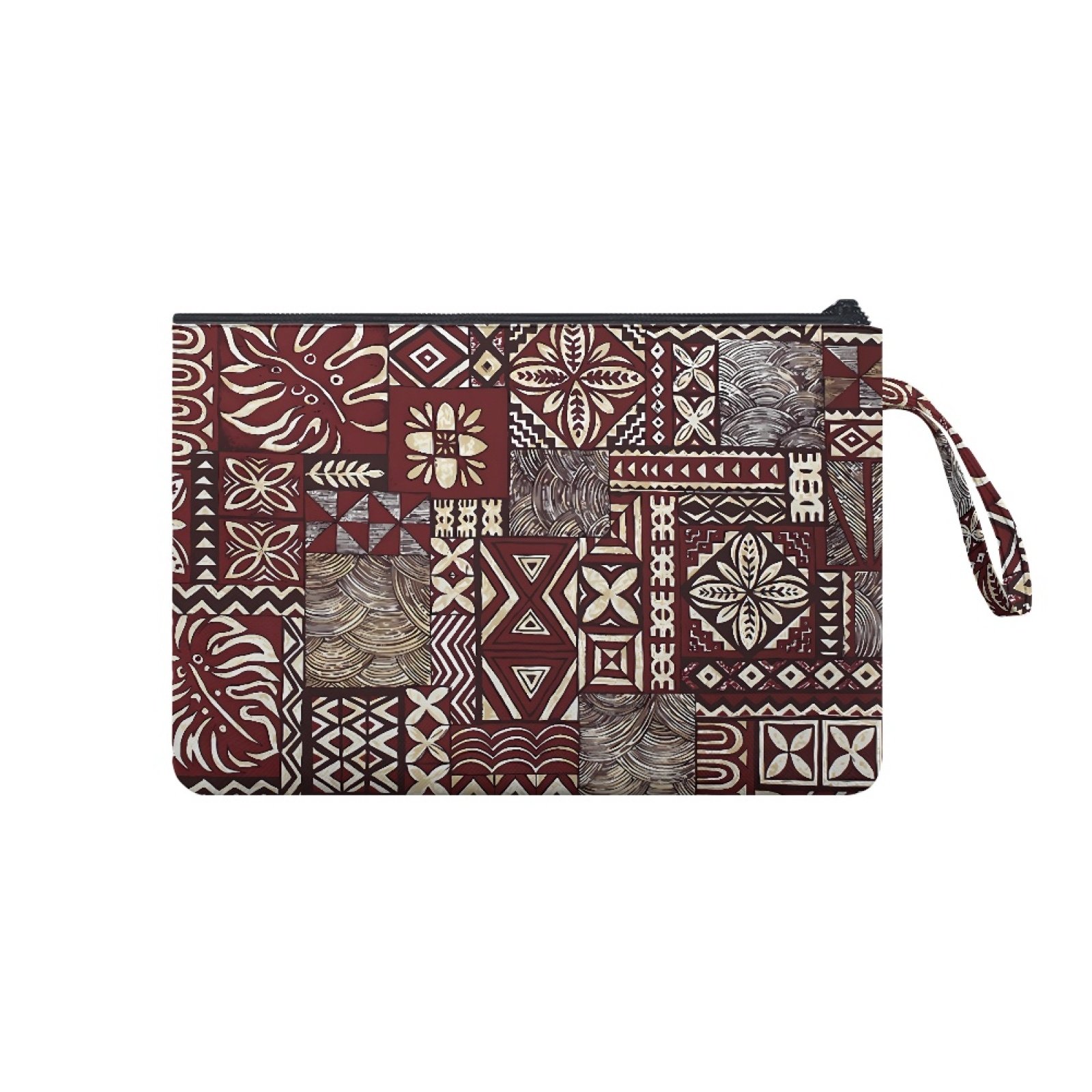 Two Compartment Purse Wallet, Portable Electronics Organizer Toiletry Cosmetic Makeup Bag, Small Soft Travel Zipper Handbag