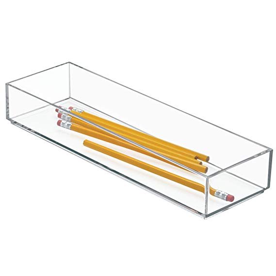 Cosmetics Acrylic Makeup And Jewelry Storage Case Display Sets Clarity Cosmetic Kitchen Drawer Organizer