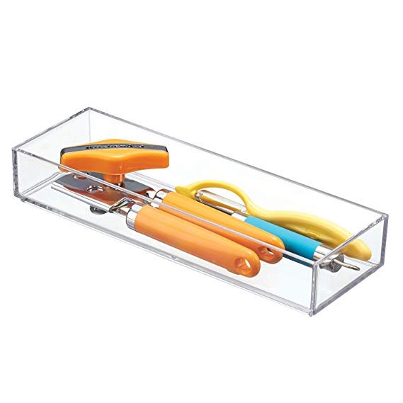 Cosmetics Acrylic Makeup And Jewelry Storage Case Display Sets Clarity Cosmetic Kitchen Drawer Organizer