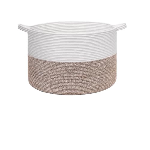 2024 new combination three-piece rectangular cotton rope braided storage basket Desktop sundry basket cosmetics storage basket