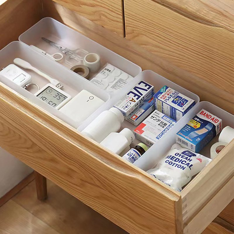 URU New Wholesale Durable Plastic Storage Boxes & Bins for Drawer