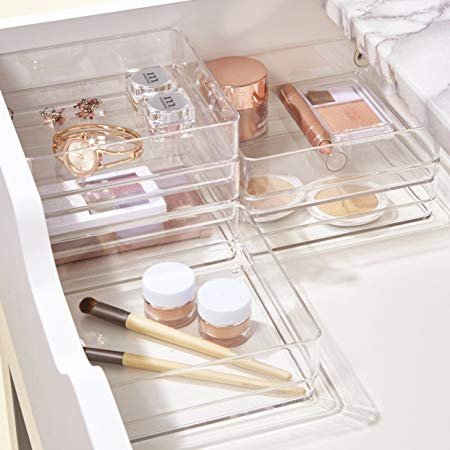 Cosmetic Storage Acrylic Makeup Beauty Organizer Plastic Drawer Clear Makeup Organizer