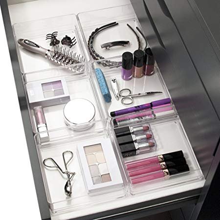 Cosmetic Storage Acrylic Makeup Beauty Organizer Plastic Drawer Clear Makeup Organizer